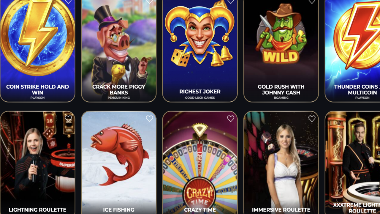 Spinsahara casino games